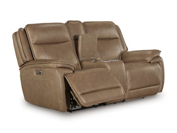 Malcesine Power Reclining Loveseat with Console - Massey's Furniture Barn (Watertown, NY) 