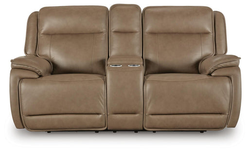 Malcesine Power Reclining Loveseat with Console - Massey's Furniture Barn (Watertown, NY) 