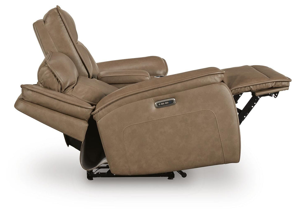 Malcesine Power Reclining Loveseat with Console - Massey's Furniture Barn (Watertown, NY) 