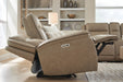 Malcesine Power Reclining Loveseat with Console - Massey's Furniture Barn (Watertown, NY) 