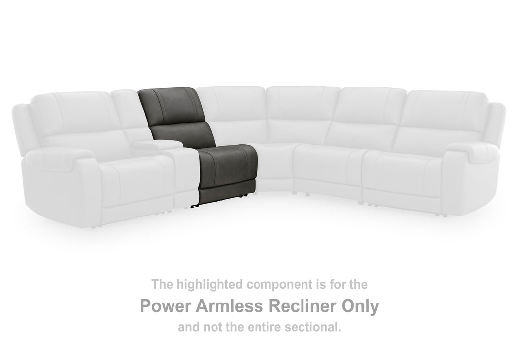 5Z-Harrenhurst Power Reclining Sectional - Massey's Furniture Barn (Watertown, NY) 
