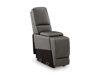 5Z-Harrenhurst Power Reclining Sectional Loveseat with Console - Massey's Furniture Barn (Watertown, NY) 