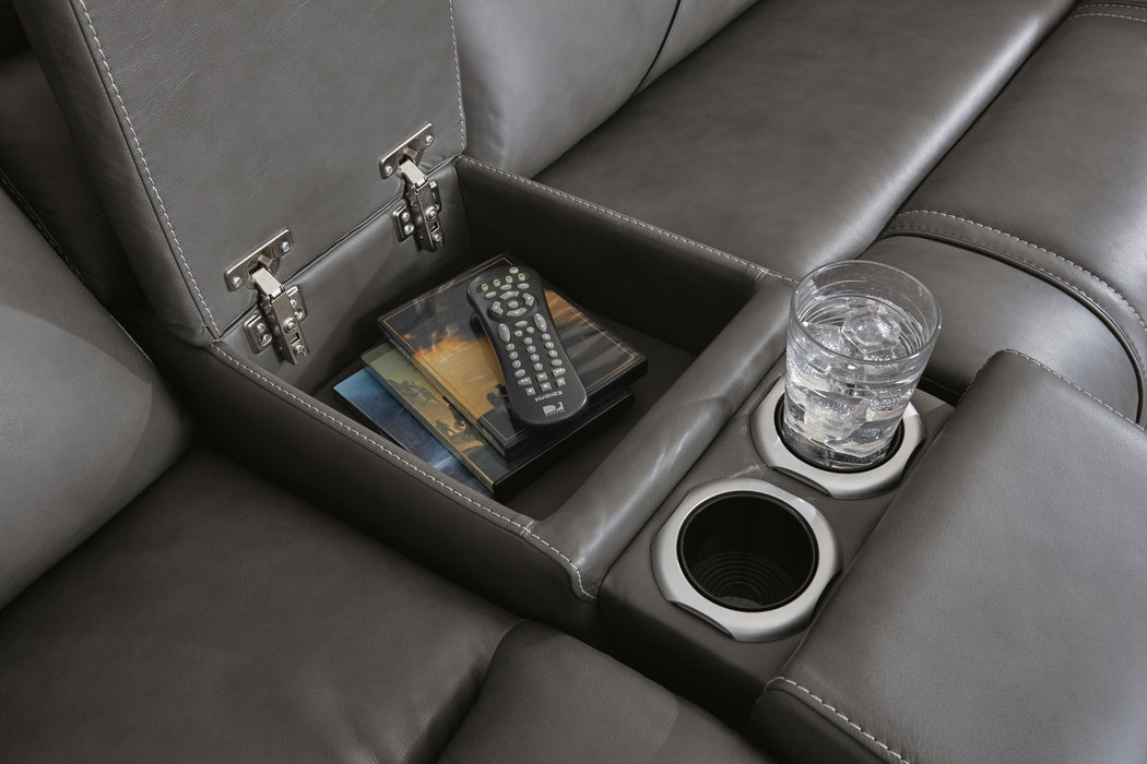 5Z-Harrenhurst Power Reclining Sectional - Massey's Furniture Barn (Watertown, NY) 