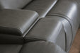 5Z-Harrenhurst Power Reclining Sectional Loveseat with Console - Massey's Furniture Barn (Watertown, NY) 