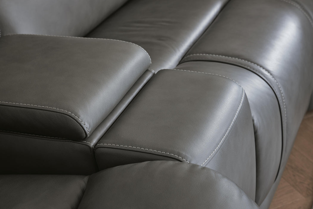 5Z-Harrenhurst Power Reclining Sectional - Massey's Furniture Barn (Watertown, NY) 