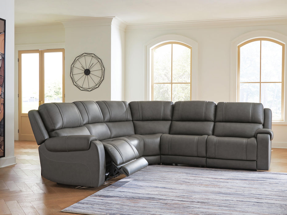 5Z-Harrenhurst Power Reclining Sectional - Massey's Furniture Barn (Watertown, NY) 
