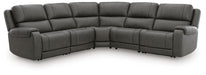 5Z-Harrenhurst Power Reclining Sectional - Massey's Furniture Barn (Watertown, NY) 