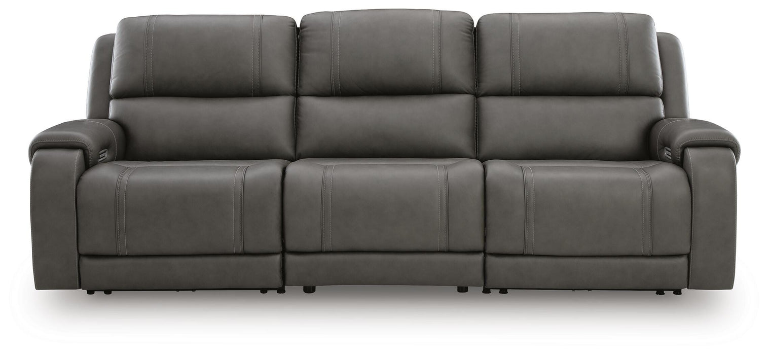 5Z-Harrenhurst Power Sectional Reclining Sofa - Massey's Furniture Barn (Watertown, NY) 