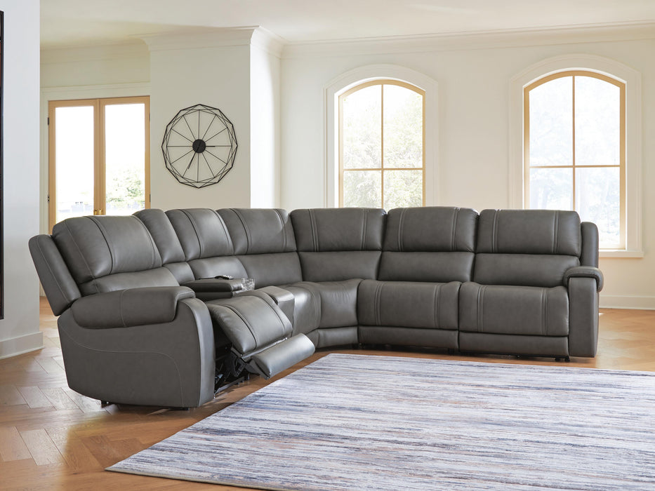 5Z-Harrenhurst Power Reclining Sectional - Massey's Furniture Barn (Watertown, NY) 