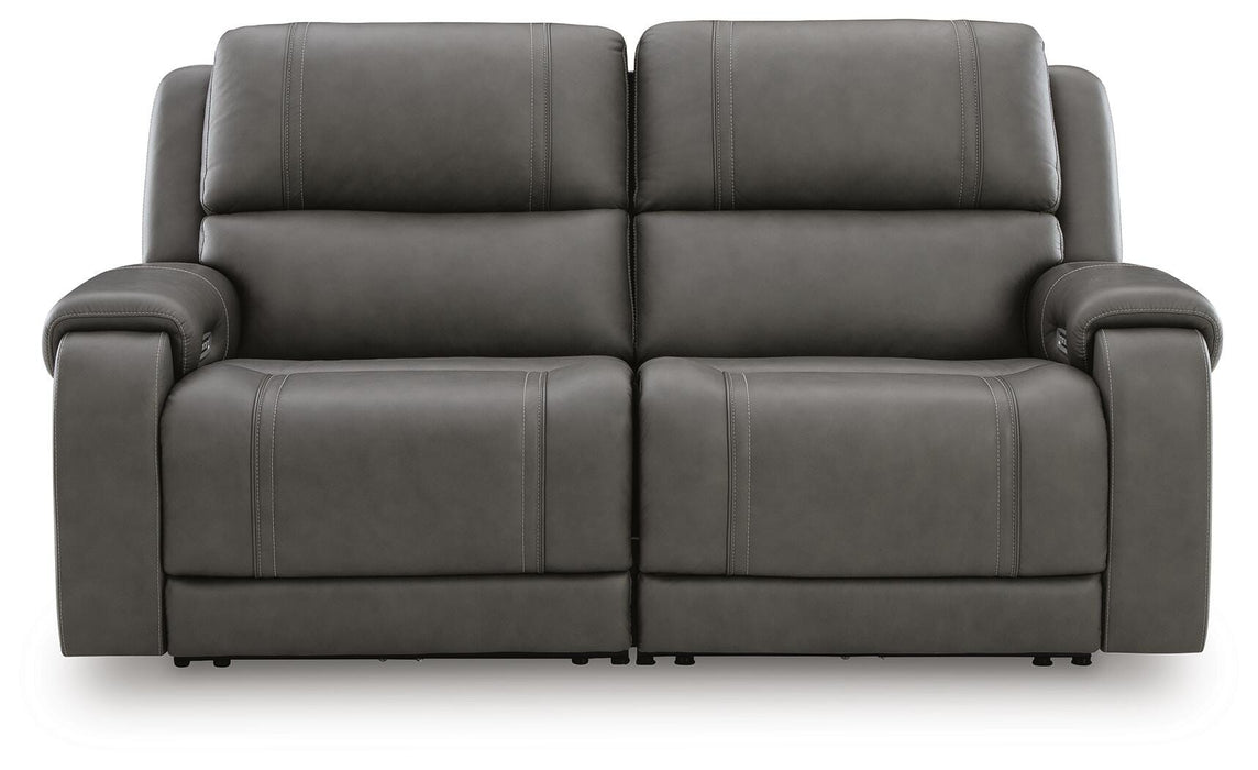 5Z-Harrenhurst Power Reclining Sectional Loveseat - Massey's Furniture Barn (Watertown, NY) 