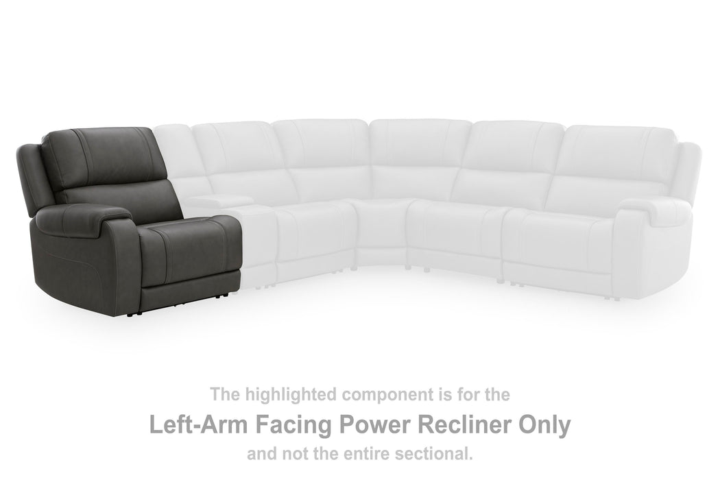 5Z-Harrenhurst Power Reclining Sectional - Massey's Furniture Barn (Watertown, NY) 