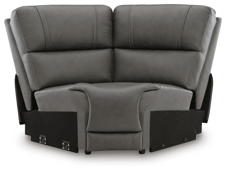 5Z-Harrenhurst Power Reclining Sectional - Massey's Furniture Barn (Watertown, NY) 