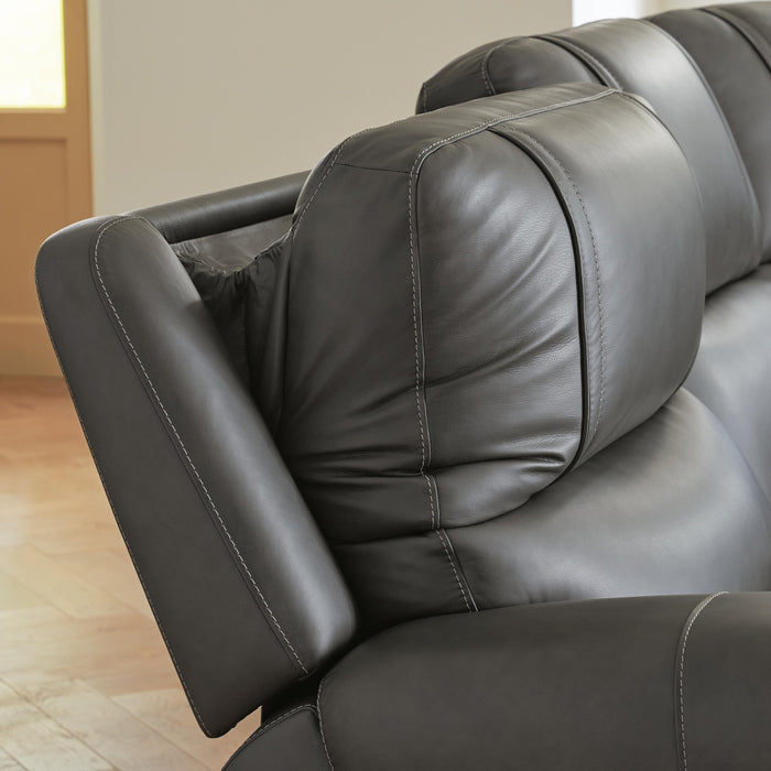 5Z-Harrenhurst Power Reclining Sectional - Massey's Furniture Barn (Watertown, NY) 