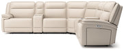 Double Deal Reclining Sectional with 2 Consoles - Massey's Furniture Barn (Watertown, NY) 