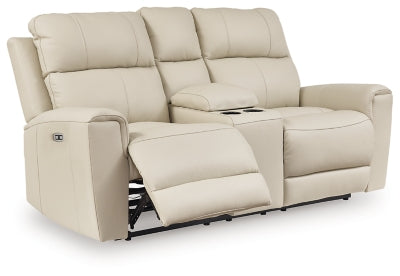 Dahlmoore Power Reclining Loveseat with Console - Massey's Furniture Barn (Watertown, NY) 