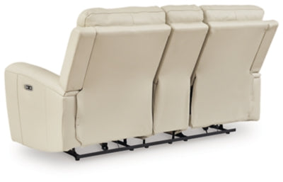 Dahlmoore Power Reclining Loveseat with Console - Massey's Furniture Barn (Watertown, NY) 
