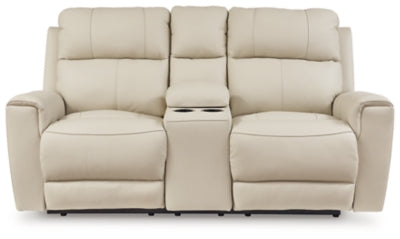Dahlmoore Power Reclining Loveseat with Console - Massey's Furniture Barn (Watertown, NY) 
