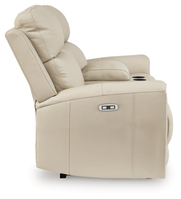 Dahlmoore Power Reclining Loveseat with Console - Massey's Furniture Barn (Watertown, NY) 