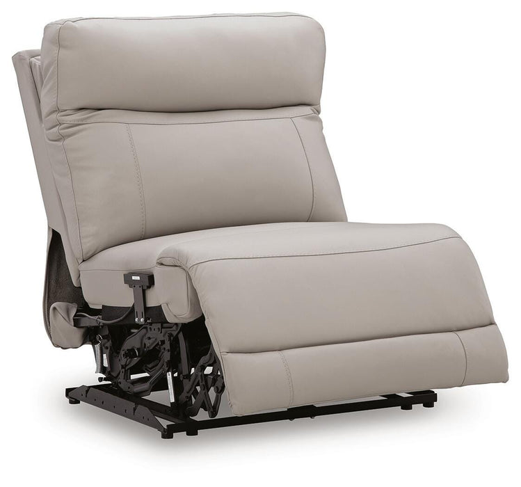 Gravier Power Reclining Sectional with Storage Console - Massey's Furniture Barn (Watertown, NY) 