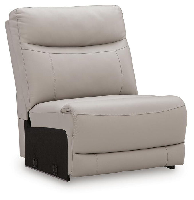 Gravier Power Reclining Sectional with Storage Console - Massey's Furniture Barn (Watertown, NY) 