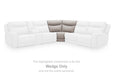 Gravier Power Reclining Sectional with Storage Console - Massey's Furniture Barn (Watertown, NY) 