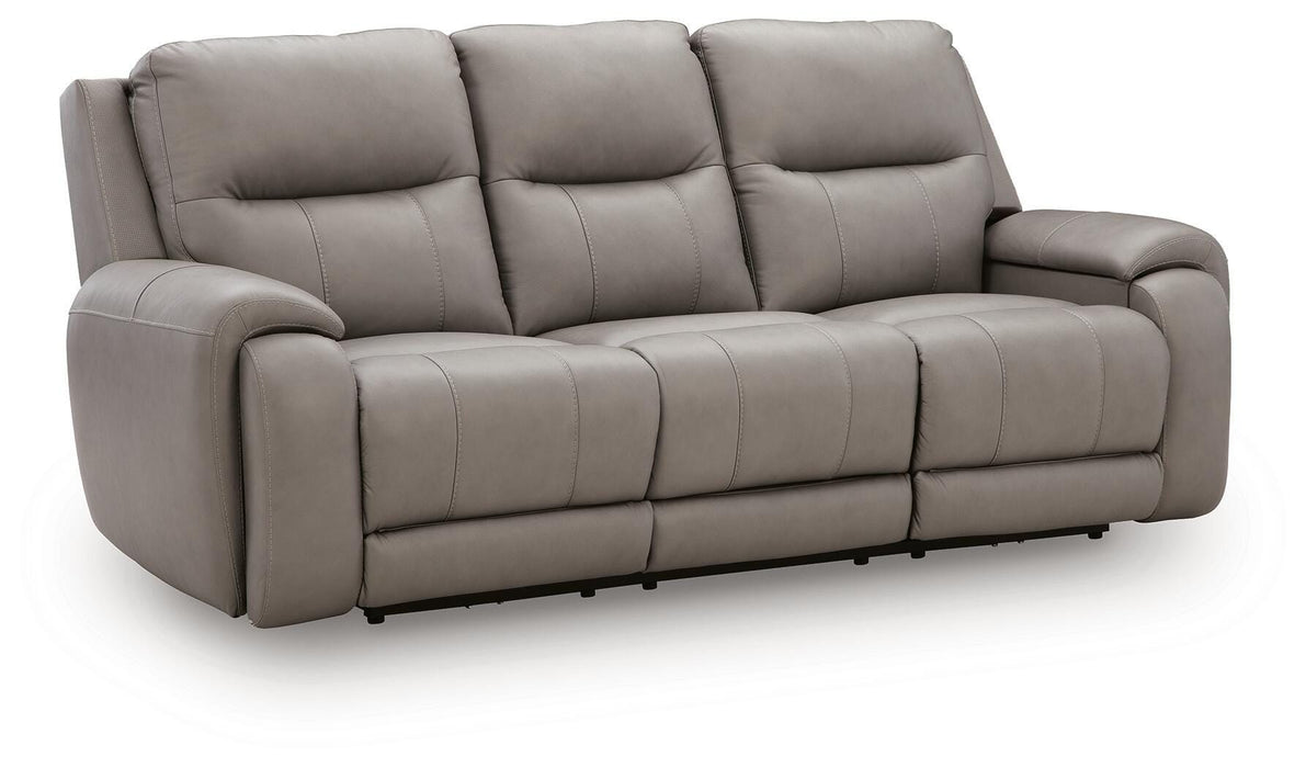 Trendsetter Power Reclining Sofa with Audio Seating - Massey's Furniture Barn (Watertown, NY) 
