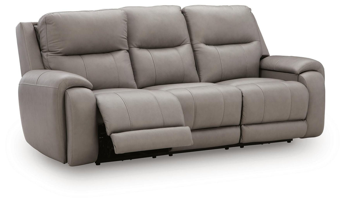 Trendsetter Power Reclining Sofa with Audio Seating - Massey's Furniture Barn (Watertown, NY) 