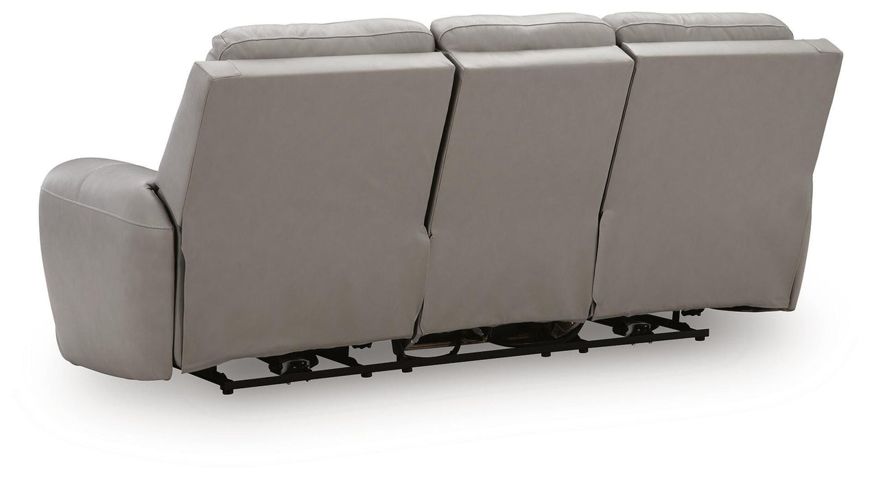Trendsetter Power Reclining Sofa with Audio Seating - Massey's Furniture Barn (Watertown, NY) 