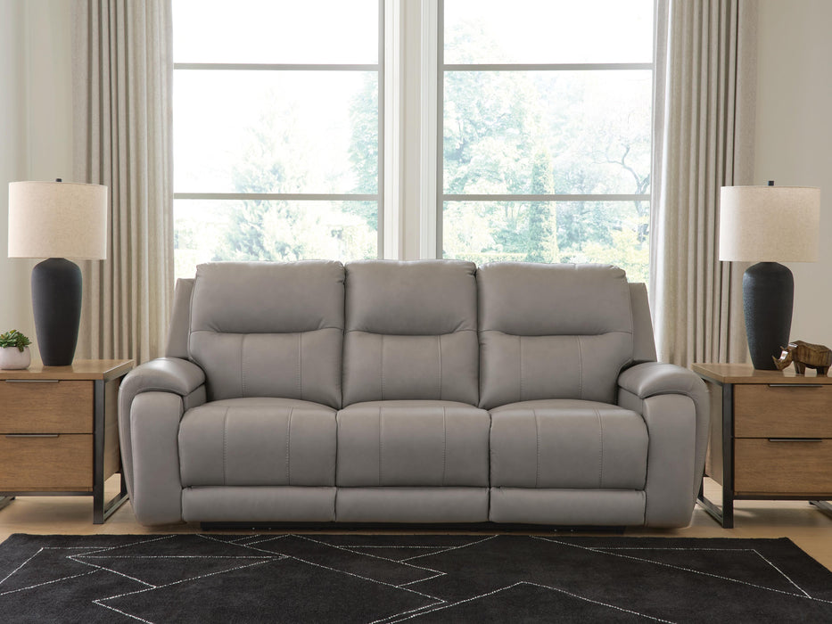 Trendsetter Power Reclining Sofa with Audio Seating - Massey's Furniture Barn (Watertown, NY) 
