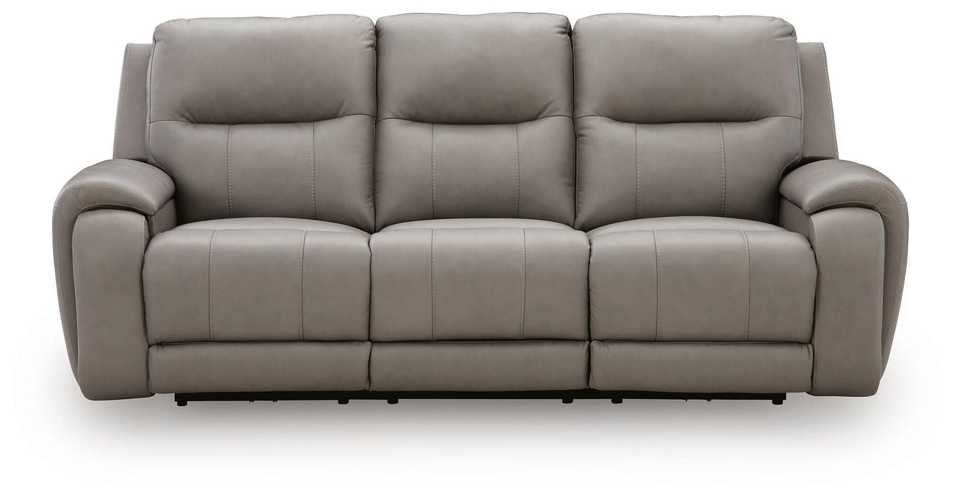 Trendsetter Power Reclining Sofa with Audio Seating - Massey's Furniture Barn (Watertown, NY) 