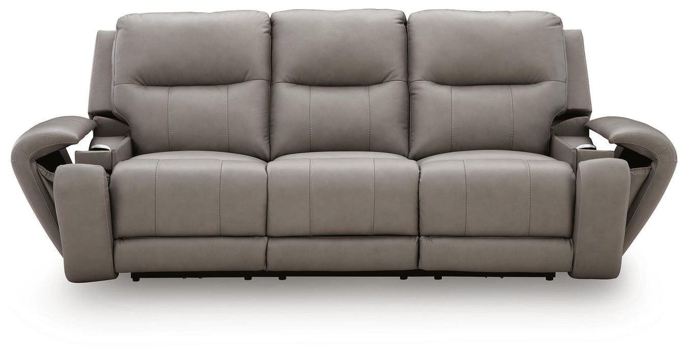 Trendsetter Power Reclining Sofa with Audio Seating - Massey's Furniture Barn (Watertown, NY) 