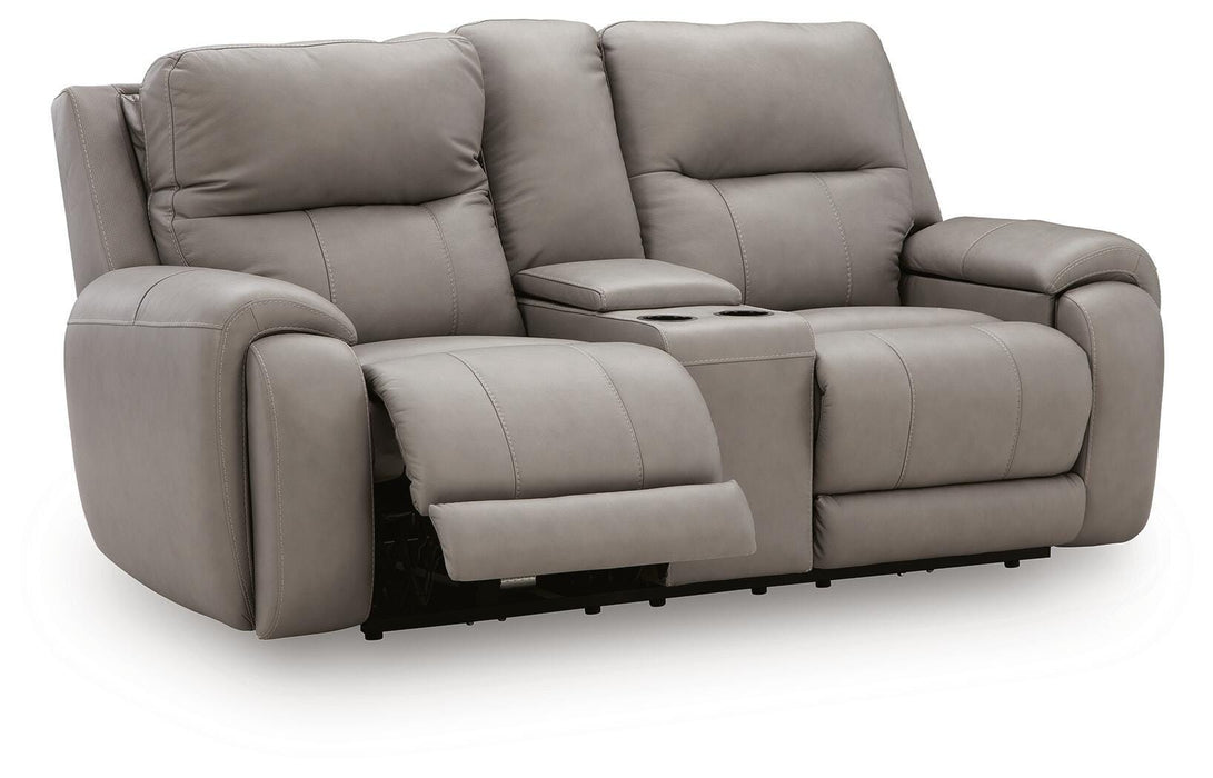 Trendsetter Power Reclining Loveseat with Audio Seating - Massey's Furniture Barn (Watertown, NY) 