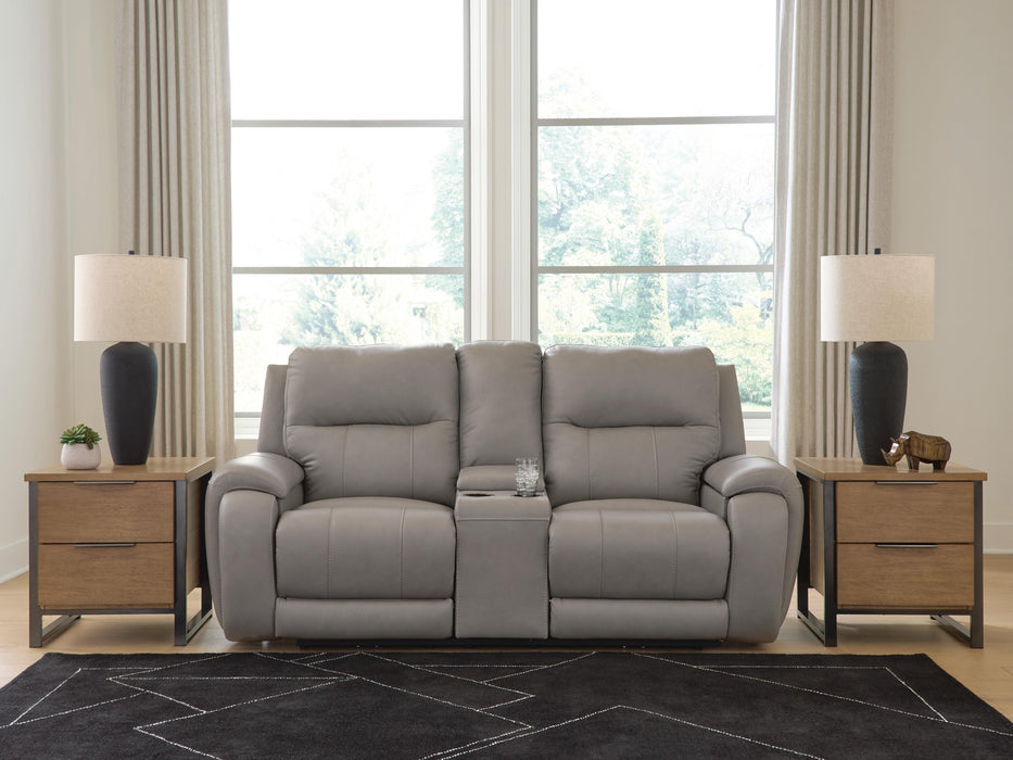 Trendsetter Power Reclining Loveseat with Audio Seating - Massey's Furniture Barn (Watertown, NY) 