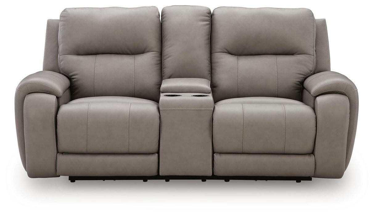 Trendsetter Power Reclining Loveseat with Audio Seating - Massey's Furniture Barn (Watertown, NY) 