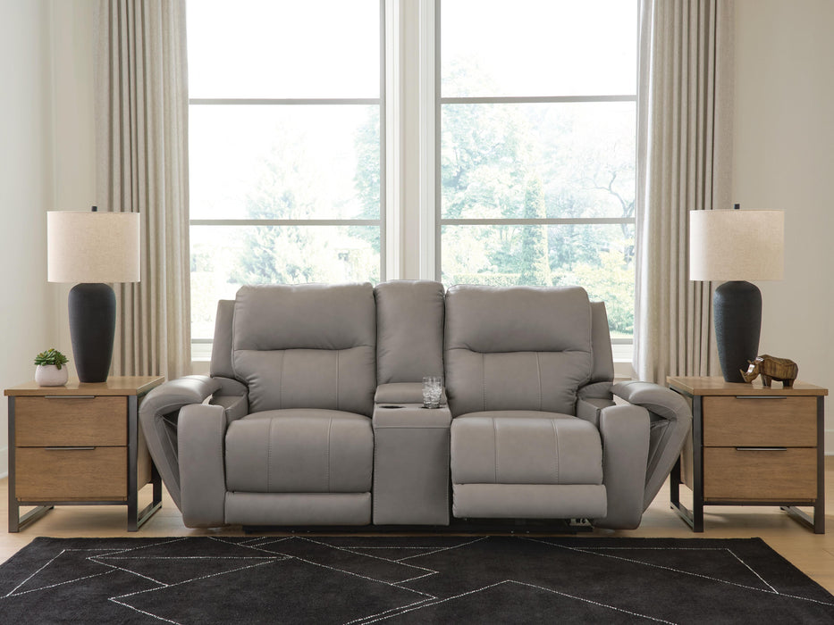 Trendsetter Power Reclining Loveseat with Audio Seating - Massey's Furniture Barn (Watertown, NY) 
