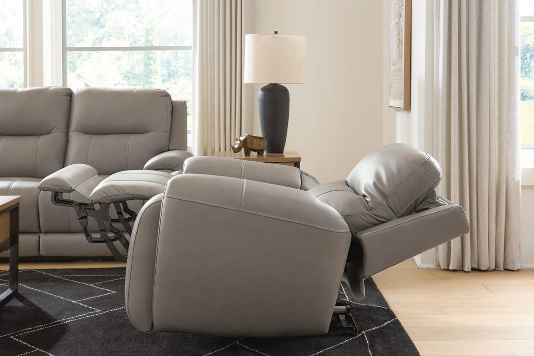Trendsetter Power Reclining Loveseat with Audio Seating - Massey's Furniture Barn (Watertown, NY) 