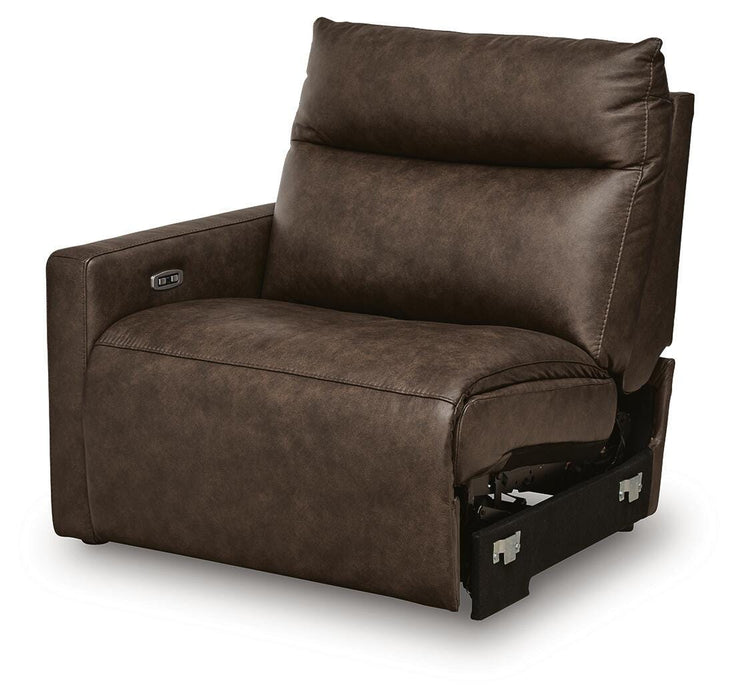 ModZ Power Reclining Sectional with Audio Console - Massey's Furniture Barn (Watertown, NY) 