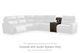 ModZ Power Reclining Sectional with Audio Console - Massey's Furniture Barn (Watertown, NY) 