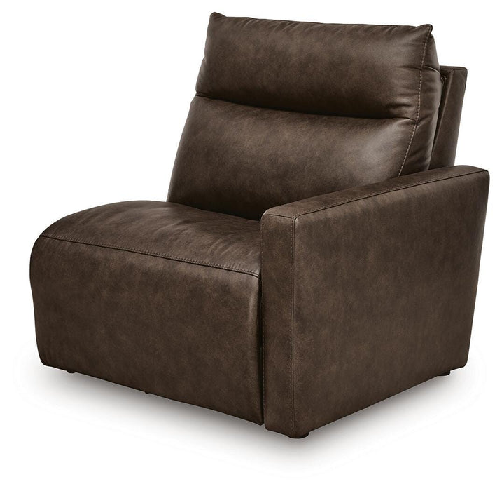 ModZ Power Reclining Sectional with Audio Consoles - Massey's Furniture Barn (Watertown, NY) 
