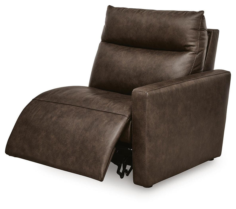 ModZ Power Reclining Sectional with Audio Consoles - Massey's Furniture Barn (Watertown, NY) 
