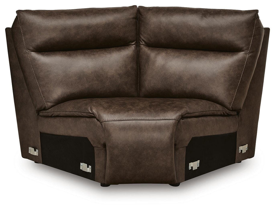 ModZ Power Reclining Sectional with Audio Console - Massey's Furniture Barn (Watertown, NY) 
