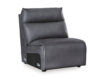 ModZ Power Reclining Sectional with Audio Consoles - Massey's Furniture Barn (Watertown, NY) 