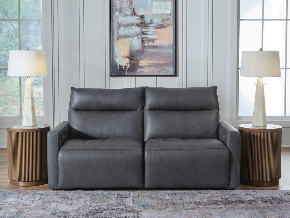 ModZ Power Reclining Sectional Loveseat - Massey's Furniture Barn (Watertown, NY) 