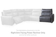 ModZ Power Reclining Sectional with Audio Console - Massey's Furniture Barn (Watertown, NY) 