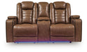 Metro Oasis Power Reclining Loveseat with Console - Massey's Furniture Barn (Watertown, NY) 