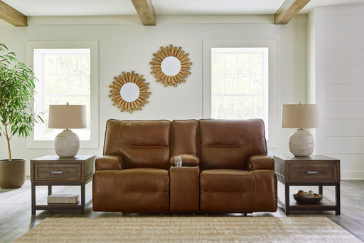Francesca Power Reclining Loveseat with Console - Massey's Furniture Barn (Watertown, NY) 