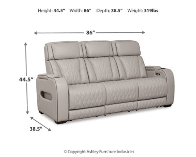 Boyington Power Reclining Sofa - Massey's Furniture Barn (Watertown, NY) 
