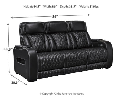 Boyington Power Reclining Sofa - Massey's Furniture Barn (Watertown, NY) 