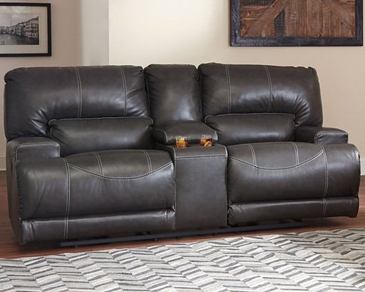 McCaskill Reclining Loveseat with Console - Massey's Furniture Barn (Watertown, NY) 