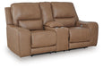 Silverbrooke Power Reclining Loveseat with Console - Massey's Furniture Barn (Watertown, NY) 